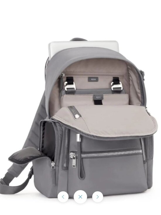 New TUMI Voyageur Celina Medium Backpack computer Grey main image 11
